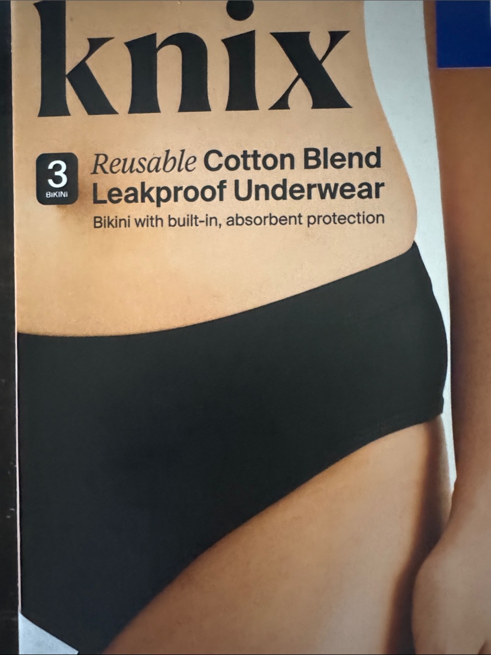 Knix underwear 3 pack